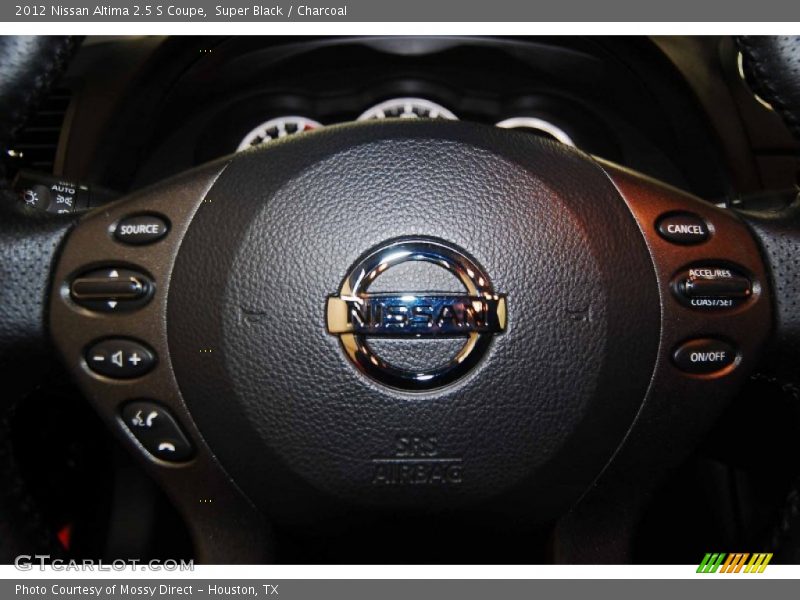 Super Black / Charcoal 2012 Nissan Altima 2.5 S Coupe