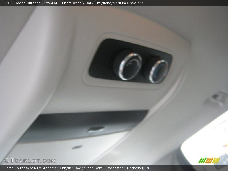 Bright White / Dark Graystone/Medium Graystone 2013 Dodge Durango Crew AWD