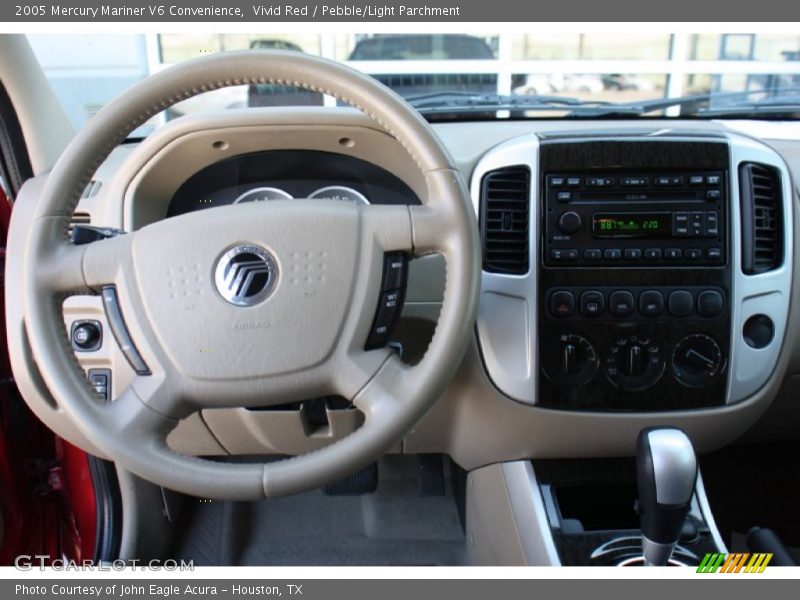 Vivid Red / Pebble/Light Parchment 2005 Mercury Mariner V6 Convenience