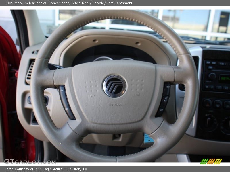 Vivid Red / Pebble/Light Parchment 2005 Mercury Mariner V6 Convenience