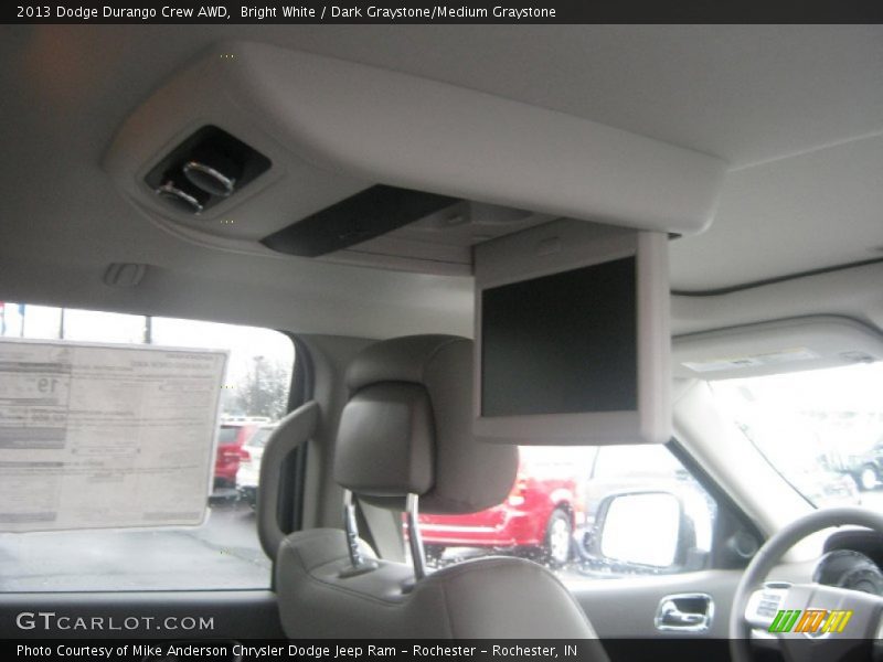 Bright White / Dark Graystone/Medium Graystone 2013 Dodge Durango Crew AWD