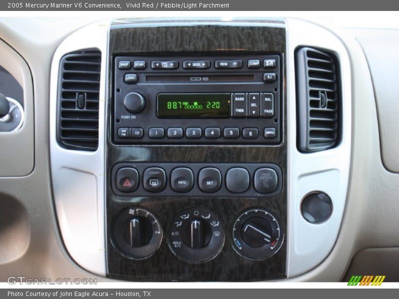 Vivid Red / Pebble/Light Parchment 2005 Mercury Mariner V6 Convenience