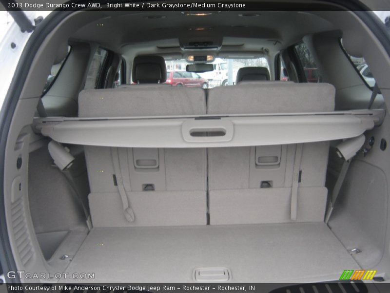 Bright White / Dark Graystone/Medium Graystone 2013 Dodge Durango Crew AWD