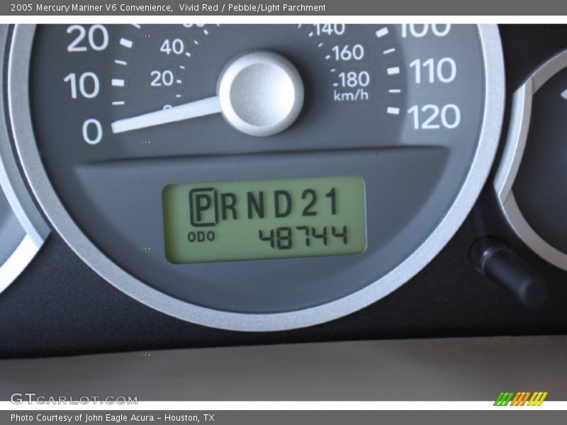 Vivid Red / Pebble/Light Parchment 2005 Mercury Mariner V6 Convenience