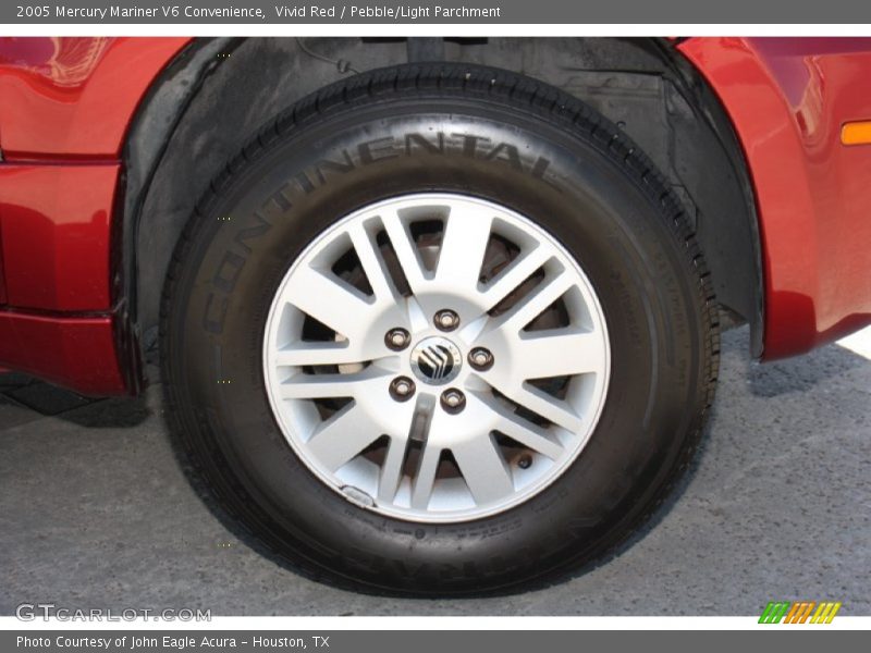 Vivid Red / Pebble/Light Parchment 2005 Mercury Mariner V6 Convenience