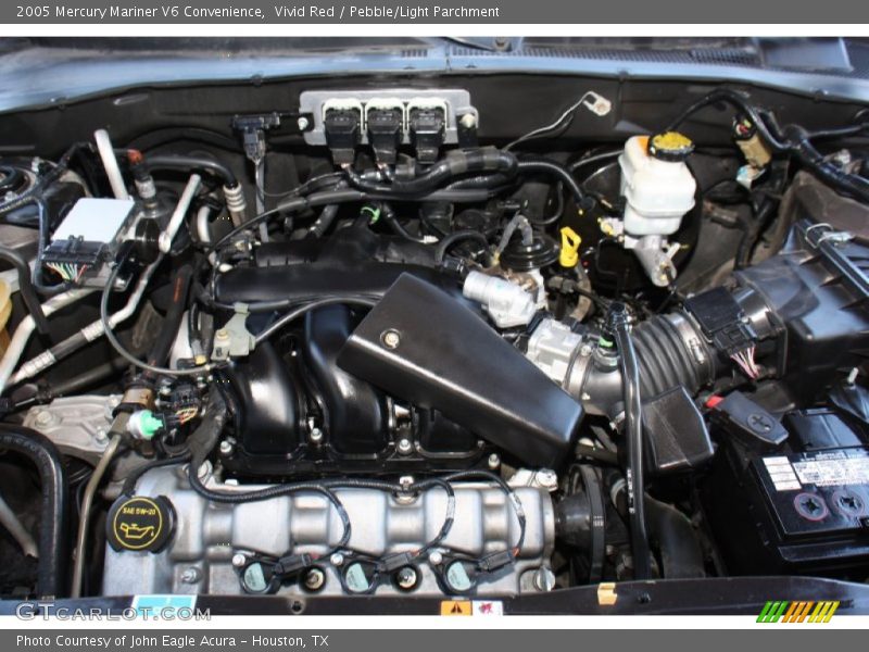 Vivid Red / Pebble/Light Parchment 2005 Mercury Mariner V6 Convenience