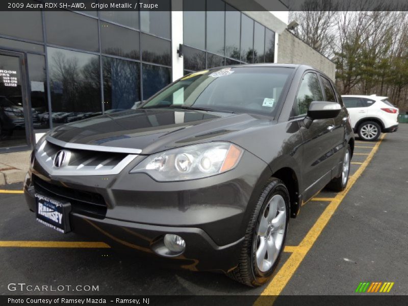 Grigio Metallic / Taupe 2009 Acura RDX SH-AWD