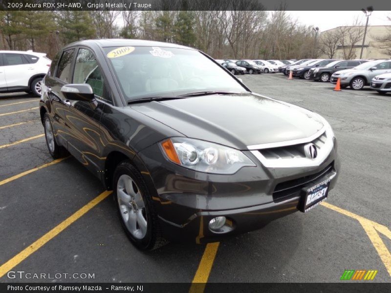 Grigio Metallic / Taupe 2009 Acura RDX SH-AWD