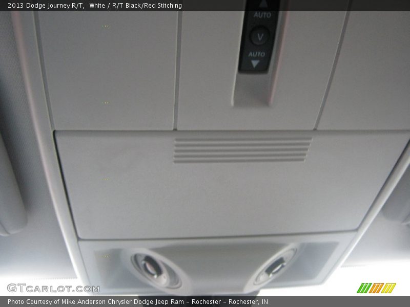 White / R/T Black/Red Stitching 2013 Dodge Journey R/T