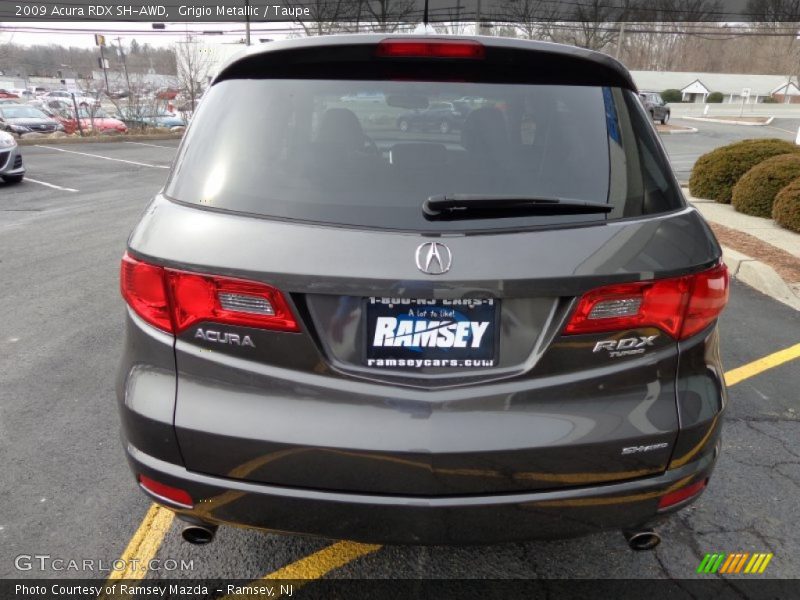 Grigio Metallic / Taupe 2009 Acura RDX SH-AWD