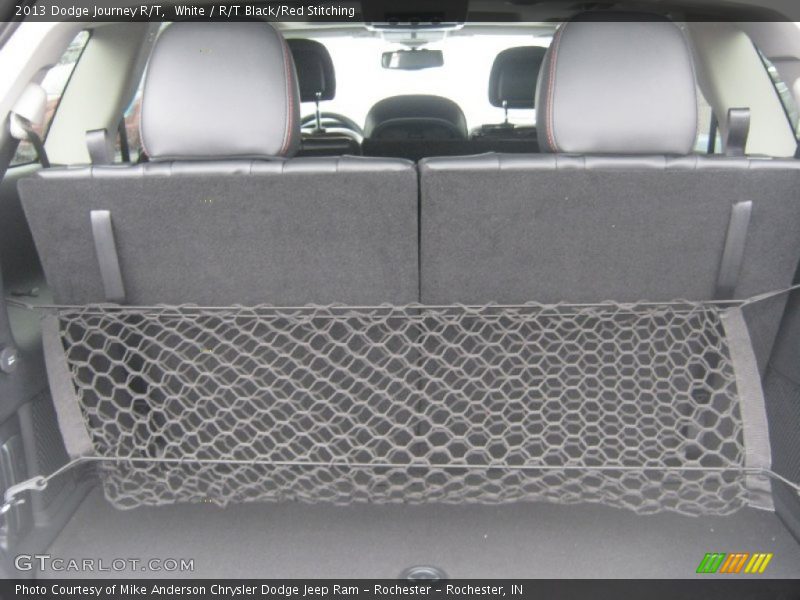 White / R/T Black/Red Stitching 2013 Dodge Journey R/T