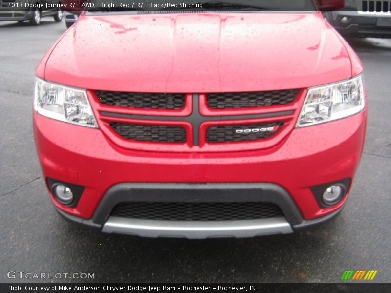 Bright Red / R/T Black/Red Stitching 2013 Dodge Journey R/T AWD