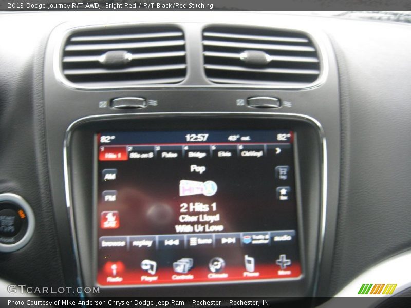 Bright Red / R/T Black/Red Stitching 2013 Dodge Journey R/T AWD