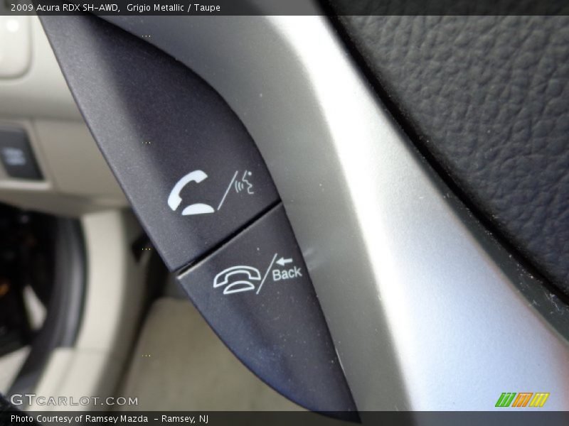 Controls of 2009 RDX SH-AWD