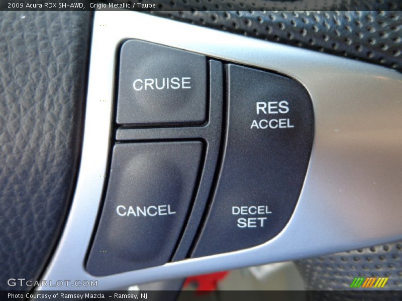 Controls of 2009 RDX SH-AWD
