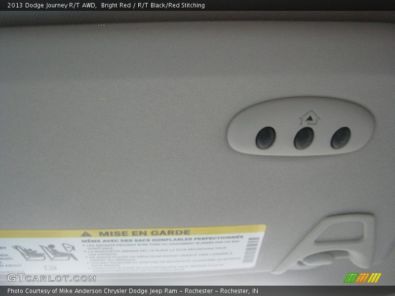 Bright Red / R/T Black/Red Stitching 2013 Dodge Journey R/T AWD