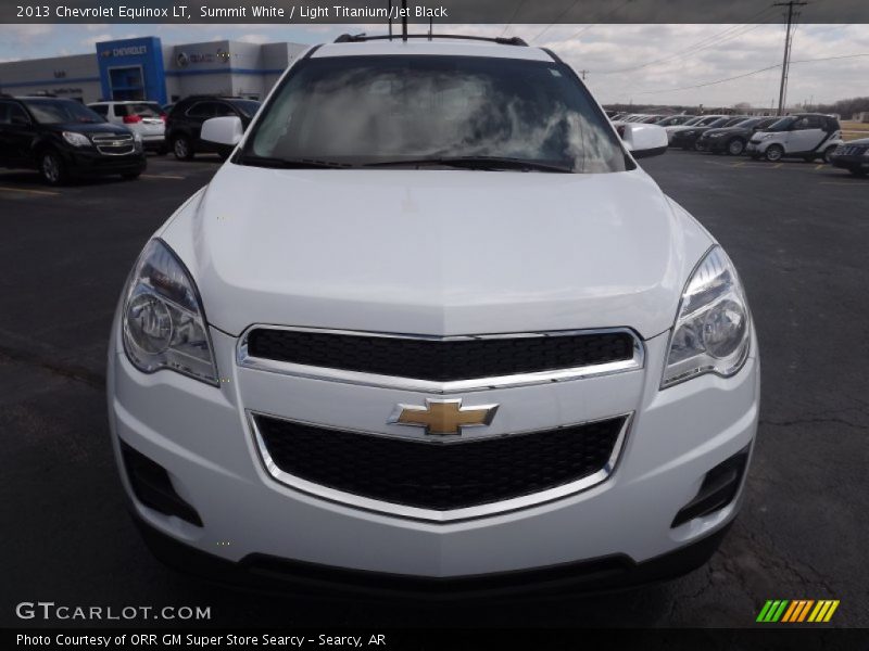 Summit White / Light Titanium/Jet Black 2013 Chevrolet Equinox LT