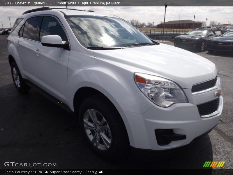 Summit White / Light Titanium/Jet Black 2013 Chevrolet Equinox LT