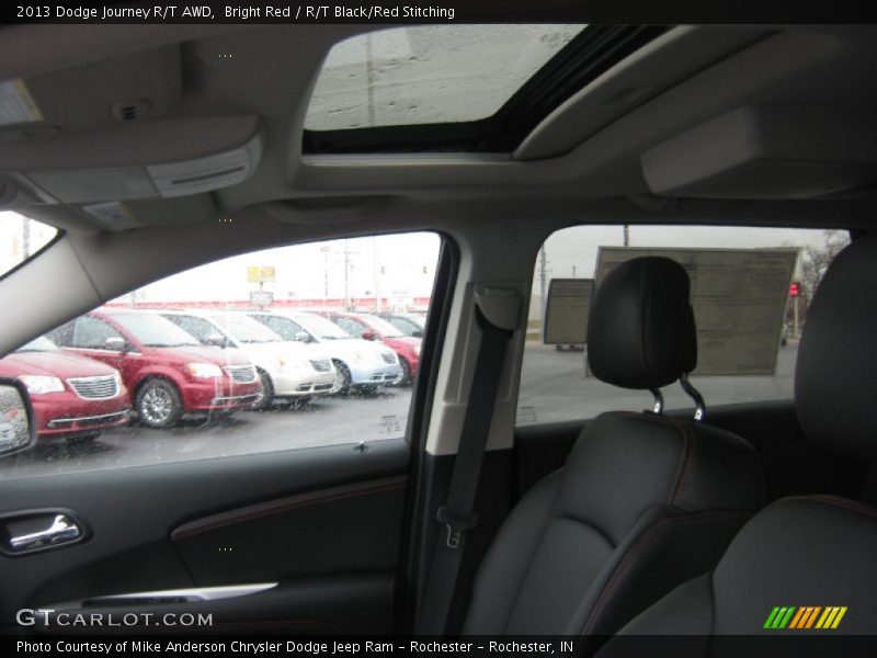 Bright Red / R/T Black/Red Stitching 2013 Dodge Journey R/T AWD