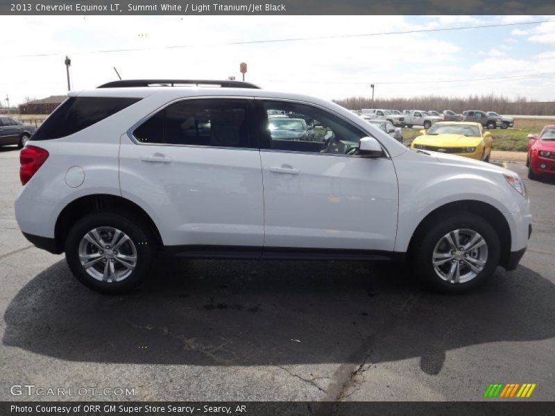 Summit White / Light Titanium/Jet Black 2013 Chevrolet Equinox LT