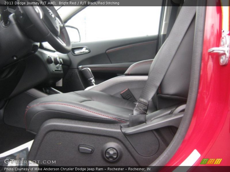 Bright Red / R/T Black/Red Stitching 2013 Dodge Journey R/T AWD