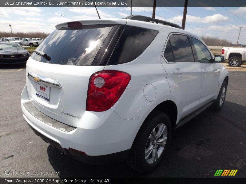 Summit White / Light Titanium/Jet Black 2013 Chevrolet Equinox LT