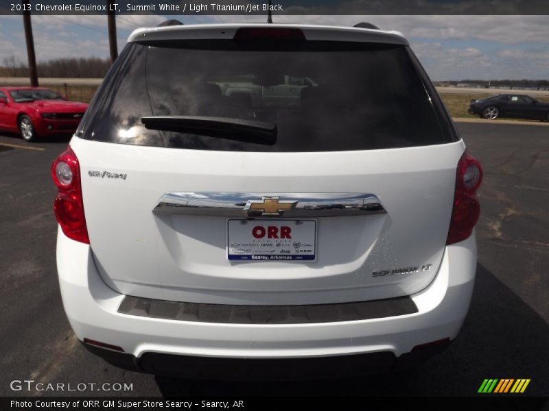 Summit White / Light Titanium/Jet Black 2013 Chevrolet Equinox LT