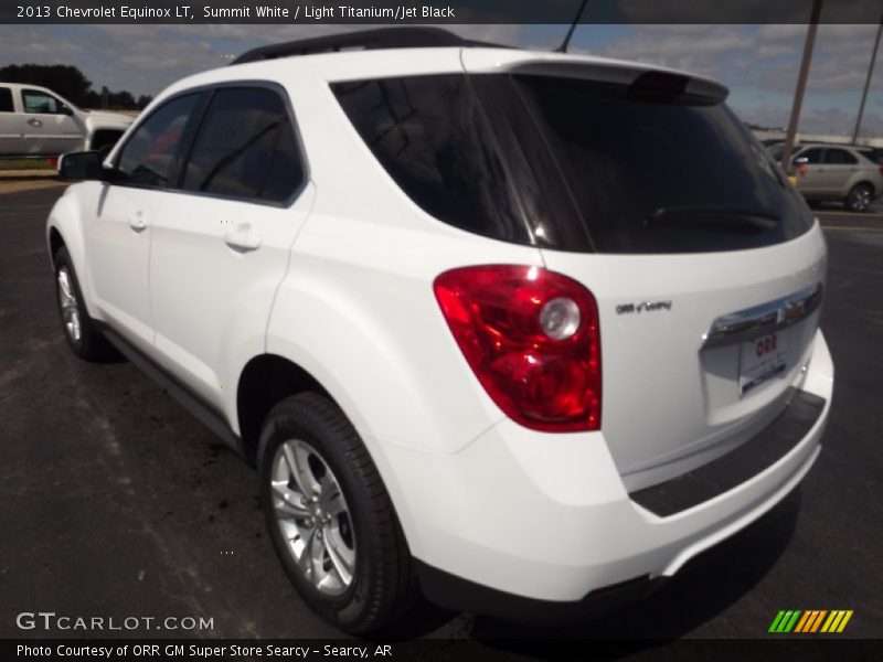 Summit White / Light Titanium/Jet Black 2013 Chevrolet Equinox LT