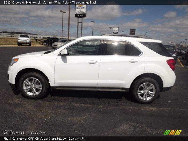 Summit White / Light Titanium/Jet Black 2013 Chevrolet Equinox LT