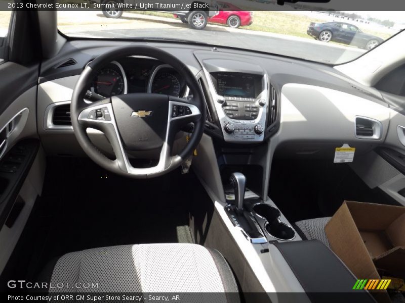 Summit White / Light Titanium/Jet Black 2013 Chevrolet Equinox LT