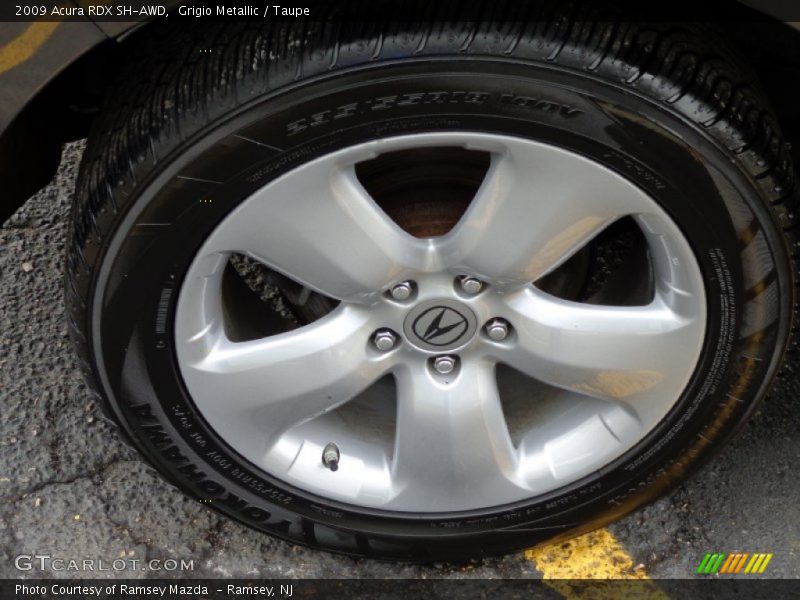 Grigio Metallic / Taupe 2009 Acura RDX SH-AWD