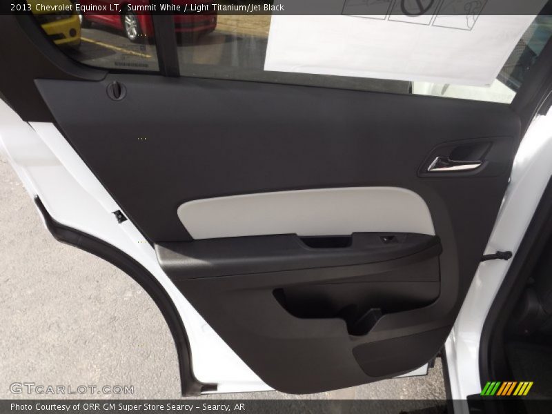 Summit White / Light Titanium/Jet Black 2013 Chevrolet Equinox LT