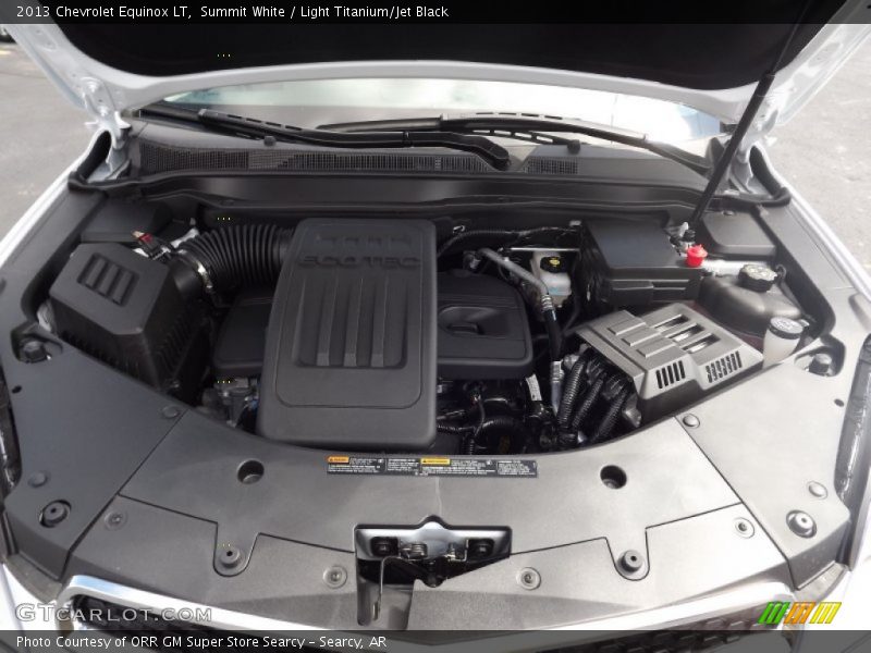 Summit White / Light Titanium/Jet Black 2013 Chevrolet Equinox LT
