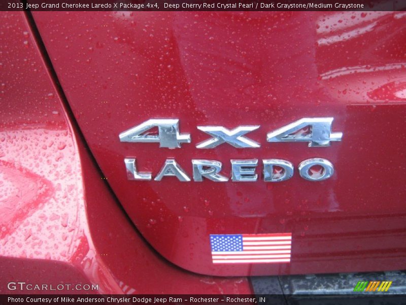 Deep Cherry Red Crystal Pearl / Dark Graystone/Medium Graystone 2013 Jeep Grand Cherokee Laredo X Package 4x4