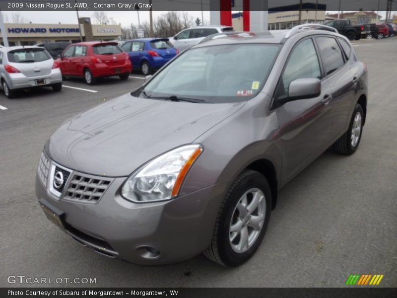 Gotham Gray / Gray 2009 Nissan Rogue SL AWD