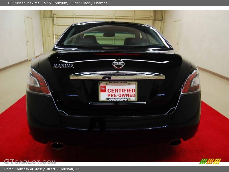 Super Black / Charcoal 2012 Nissan Maxima 3.5 SV Premium