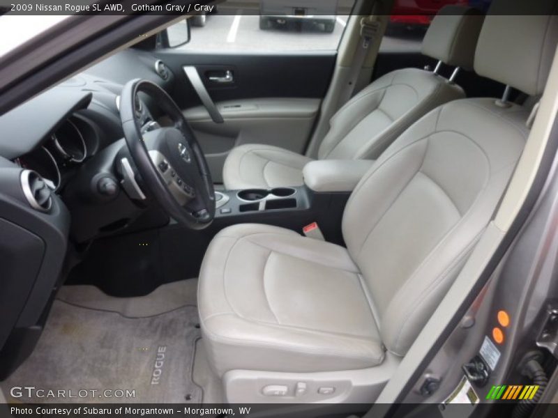 Gotham Gray / Gray 2009 Nissan Rogue SL AWD