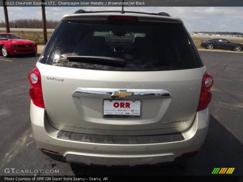 Champagne Silver Metallic / Brownstone/Jet Black 2013 Chevrolet Equinox LTZ