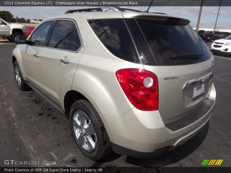 Champagne Silver Metallic / Brownstone/Jet Black 2013 Chevrolet Equinox LTZ