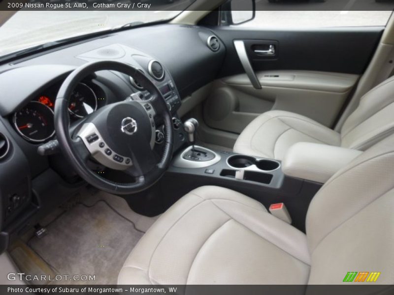 Gotham Gray / Gray 2009 Nissan Rogue SL AWD