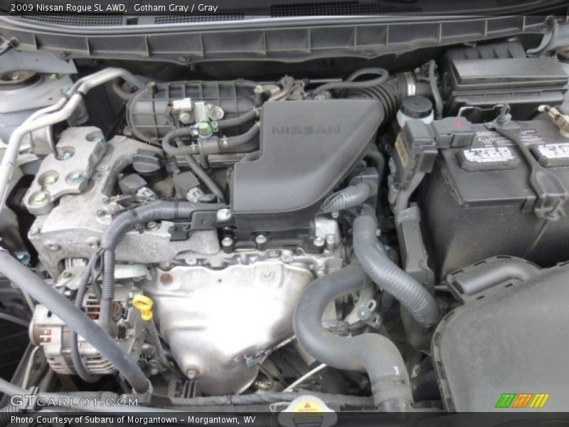 Gotham Gray / Gray 2009 Nissan Rogue SL AWD