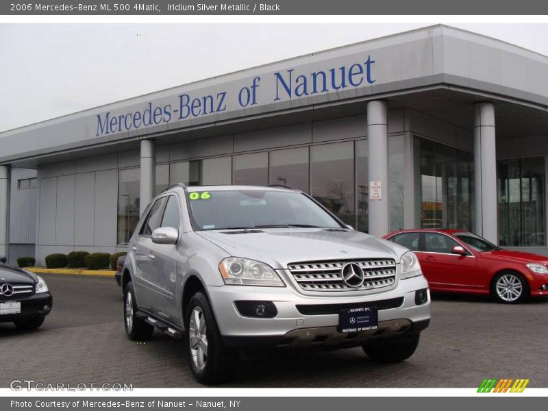 Iridium Silver Metallic / Black 2006 Mercedes-Benz ML 500 4Matic