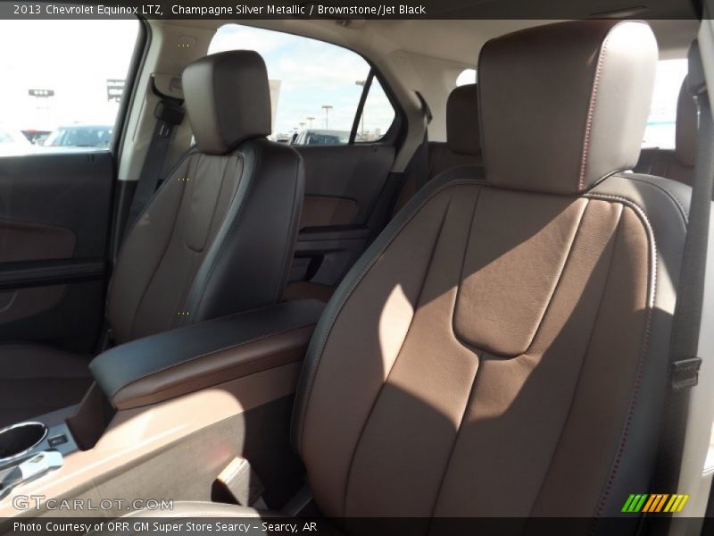 Champagne Silver Metallic / Brownstone/Jet Black 2013 Chevrolet Equinox LTZ