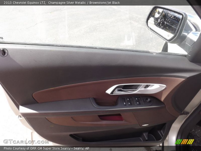 Champagne Silver Metallic / Brownstone/Jet Black 2013 Chevrolet Equinox LTZ