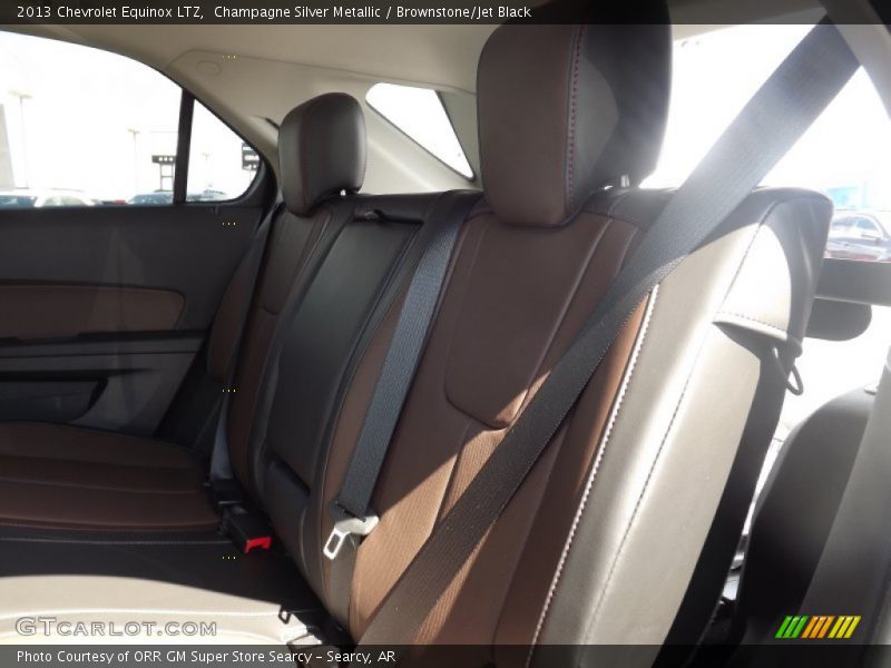 Champagne Silver Metallic / Brownstone/Jet Black 2013 Chevrolet Equinox LTZ