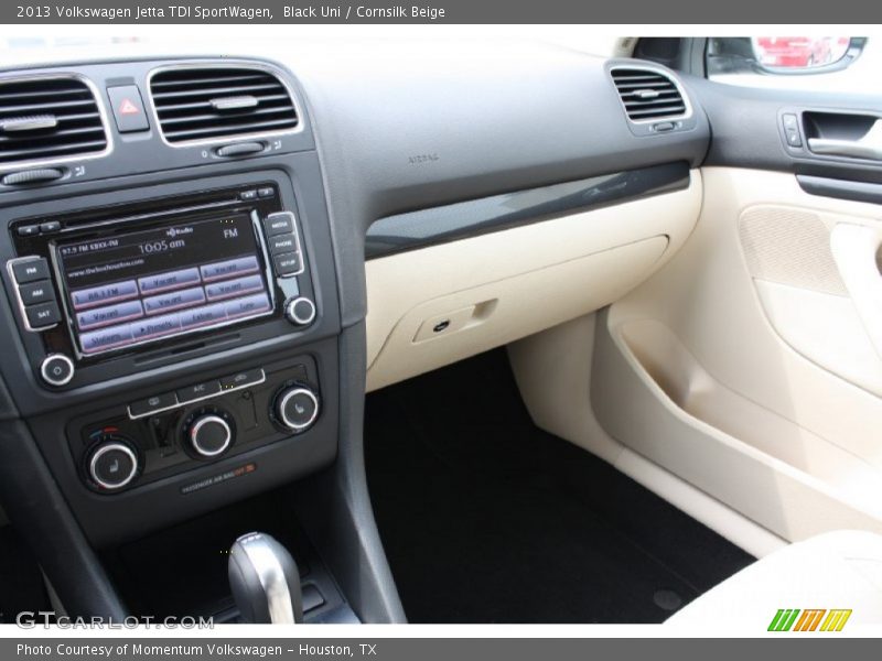 Black Uni / Cornsilk Beige 2013 Volkswagen Jetta TDI SportWagen