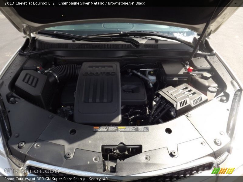 Champagne Silver Metallic / Brownstone/Jet Black 2013 Chevrolet Equinox LTZ