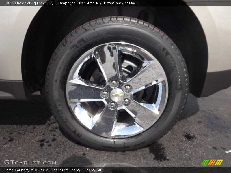 Champagne Silver Metallic / Brownstone/Jet Black 2013 Chevrolet Equinox LTZ