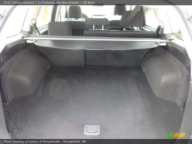 Sky Blue Metallic / Off Black 2012 Subaru Outback 2.5i Premium
