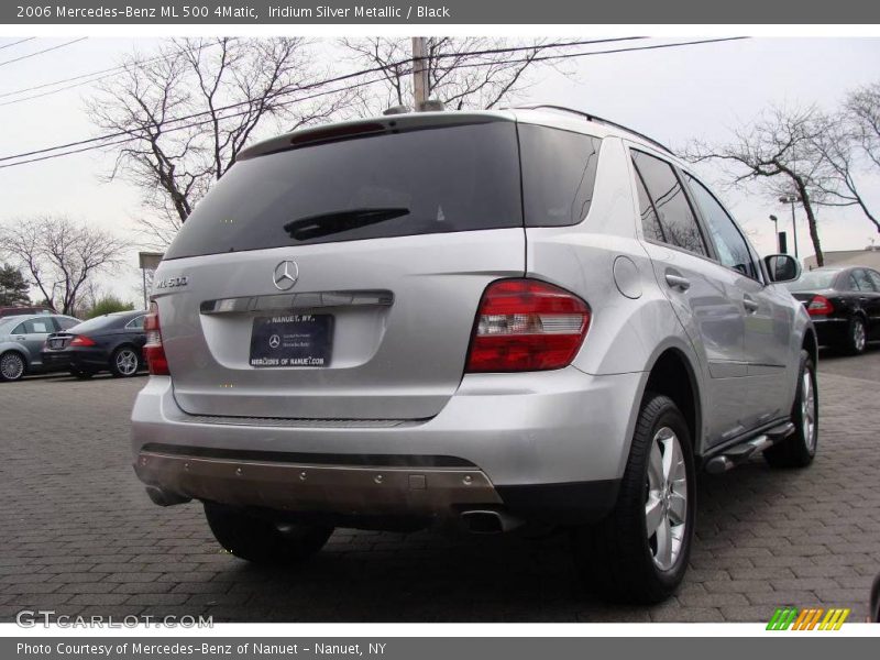 Iridium Silver Metallic / Black 2006 Mercedes-Benz ML 500 4Matic
